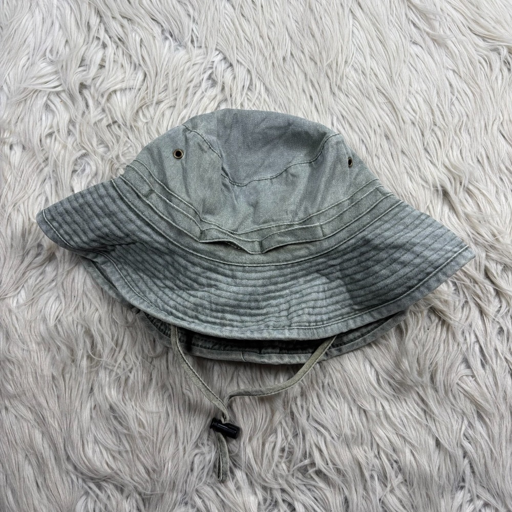 Dorfman Pacific Co Adult M Green Twill Bucket Hat Safari Sun Protection